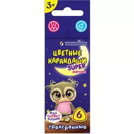 Набор цветных карандашей Воскресенская карандашная фабрика Совенок 519715