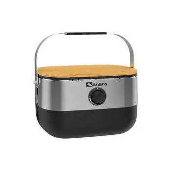 Портативный газовый мини гриль барбекю Sahara Mini BBQ -Stainless Steel 5391535340194