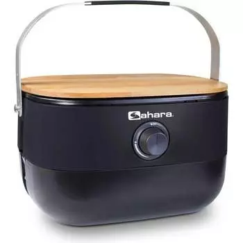 Портативный газовый мини гриль барбекю Sahara Mini BBQ -Black 5391535340590