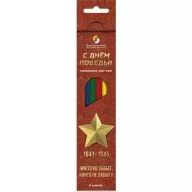 Набор цветных карандашей Воскресенская карандашная фабрика Звезда героя 586107