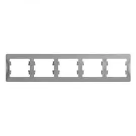 Горизонтальная пятипостовая рамка Systeme Electric GLOSSA GSL000305