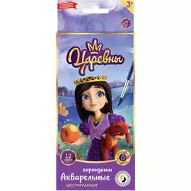 Набор акварельных карандашей Воскресенская карандашная фабрика Царевны Соня 606461