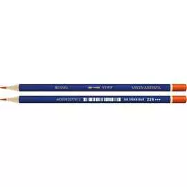 Заточенный акварельный карандаш Vista-Artista 224 Лак оранжевый, Lake orange 611349