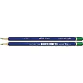 Заточенный акварельный карандаш Vista-Artista 612 Зеленый, Green 611364