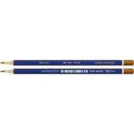 Заточенный акварельный карандаш Vista-Artista 707 Сиена жженая, Burnt Sienna 611368