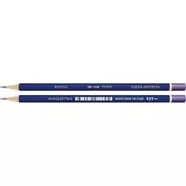 Заточенный акварельный карандаш Vista-Artista 429 Фиолетовый светлый, Violet light 611389