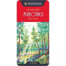 Набор цветных карандашей Воскресенская карандашная фабрика Живопись 621812