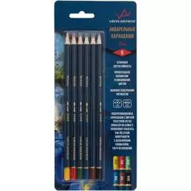 Набор акварельных карандашей заточенный Vista-Artista