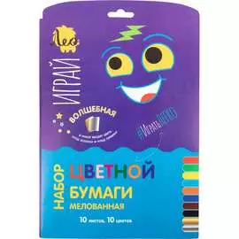 Цветная бумага Лео Играй 673022