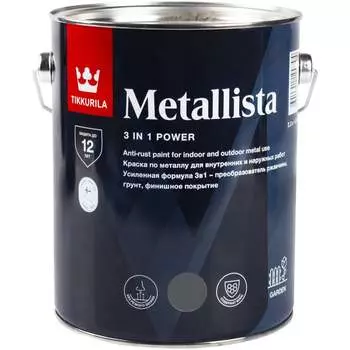 Краска по ржавчине Tikkurila metallista 259163 700014091