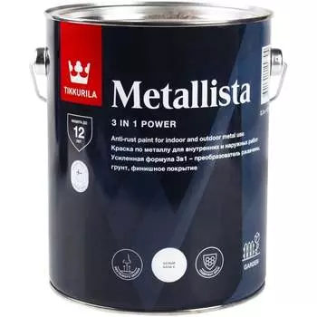Краска для металла по ржавчине Tikkurila METALLISTA 259168 710011841