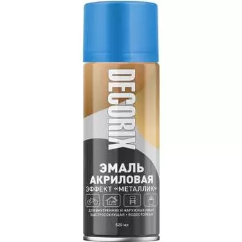 Аэрозольная акриловая эмаль Decorix 0103-01 DX