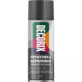 Аэрозольная акриловая грунтовка Decorix 0108-02 DX