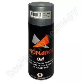 Аэрозольная грунт-эмаль по ржавчине MONARCA 89006
