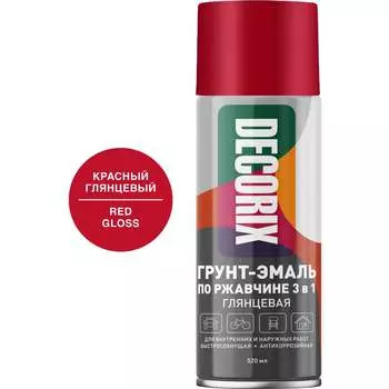 Аэрозольная грунт-эмаль по ржавчине Decorix 0106-04 DX