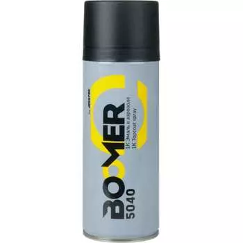 Аэрозольная краска BOOMER 1К 5040 black mat
