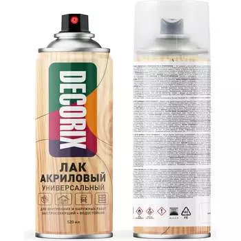 Аэрозольный акриловый лак Decorix 0107-31 DX