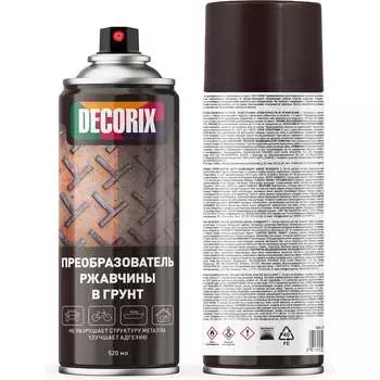 Аэрозольный преобразователь ржавчины в грунт Decorix 0160-00 DX
