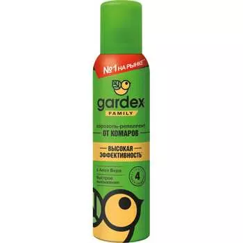 Аэрозоль от комаров Gardex Family 0155