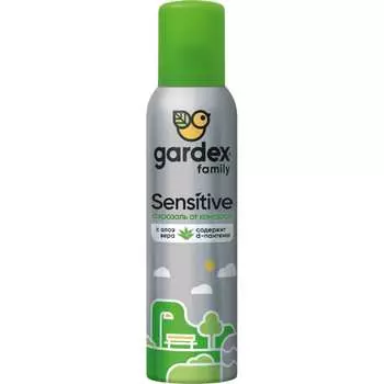 Аэрозоль от комаров Gardex sensitive family 105