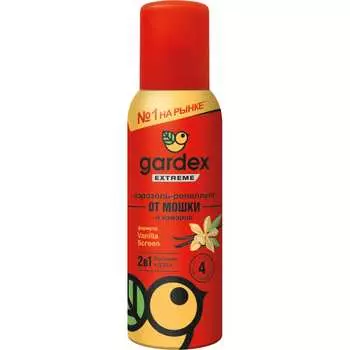Аэрозоль-репеллент от мошки и комаров Gardex Extreme 0151
