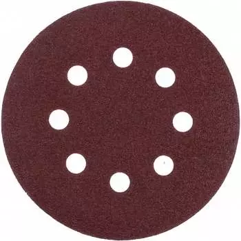 Абразивный перфорированный шлифовальный круг под липучку ТУНДРА 2603077