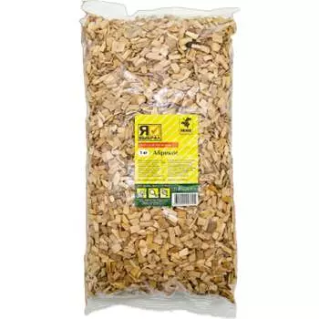 Абрикосовая щепа для домашнего, горячего и холодного копчения Бацькина баня 81112-3-набор-ВИ