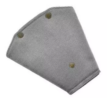 Адаптер для ремня безопасности skyway детский, велюр, светло-серый s04001006