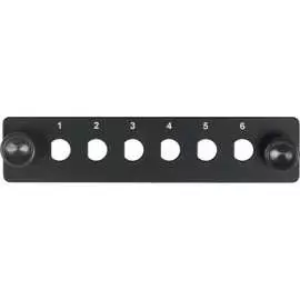 Адаптерная панель NIKOMAX NMF-AP06SFC-P-BK