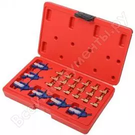 Адаптеры для тестера обратки форсунок common rail 24пр., в кейсе forsage f-04a3025