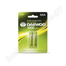 Аккумулятор daewoo aaa 1000mah ni-mh bl-2 1037459
