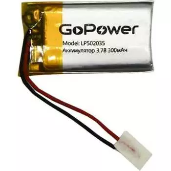 Аккумулятор GoPower Li-Pol LP502035 00-00019578