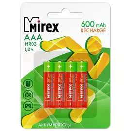 Аккумулятор Mirex 23702-HR03-06-E4