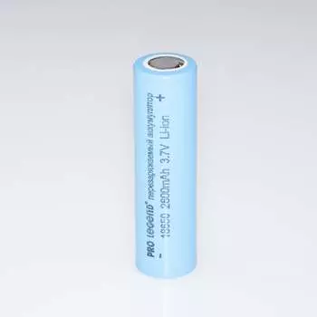Аккумулятор Pro Legend Li 18650, 2600 mAh, 3,7V, без защиты, плоский плюс PL6211