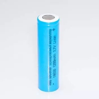 Аккумулятор Pro Legend Li 18650, 1200 mAh, 3,7V, без защиты, плоский плюс PL6203