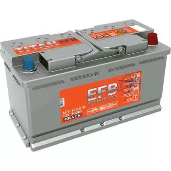 Аккумулятор TITAN EFB 100.0 VL 4607008886849