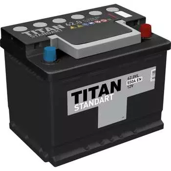 Аккумулятор TITAN STANDART 62.0 VL 4607008882193