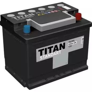 Аккумулятор TITAN STANDART 75.0 VL 4607008882230