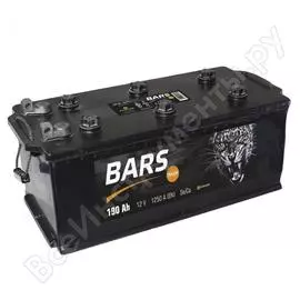 Аккумуляторная батарея bars 6ст190 справа+ болт 524x239x223 190 03 04 07 0501 17 12 04