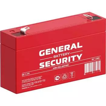 Аккумуляторная батарея General Security GS1.3-6