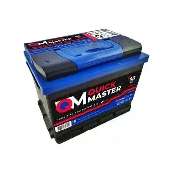 Аккумуляторная батарея Quick Master SP 6СТ-60 (L)-(1) 480А, 242x175x190 4657771813214