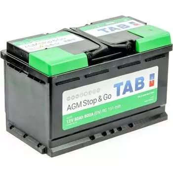 Аккумуляторная батарея TAB AGM Stop&Go 6СТ-80.0 213080
