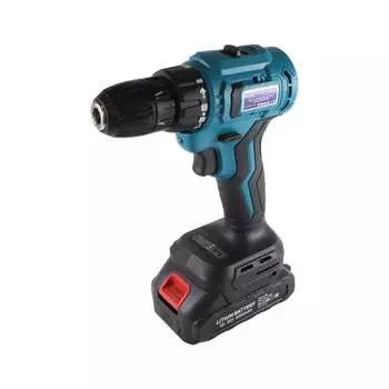 Аккумуляторная бесщеточная дрель шуруповерт AktiTool cd20g-br set 101216