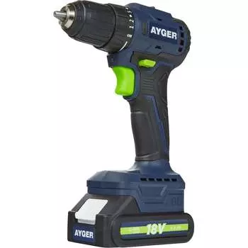 Аккумуляторная бесщеточная дрель шуруповерт AYGER AP18BLM