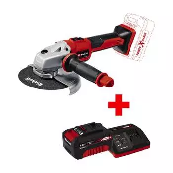 Аккумуляторная болгарка (ушм) Einhell PXC (TE-AG) AXXIO 18/150 Li 4431144SET