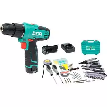Аккумуляторная дрель шуруповерт DCA ADJZ1202i