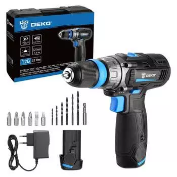 Аккумуляторная дрель шуруповерт DEKO DKCD12V PRO