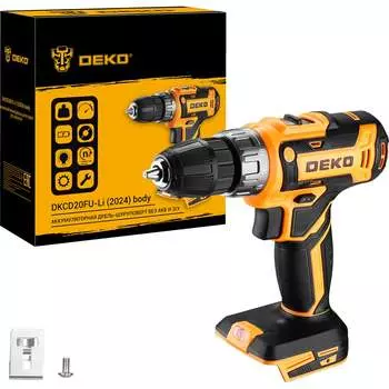 Аккумуляторная дрель шуруповерт DEKO DKCD20FU-Li