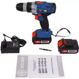 Аккумуляторная дрель-шуруповерт Фиолент ДША1-10-РЭ5-18В