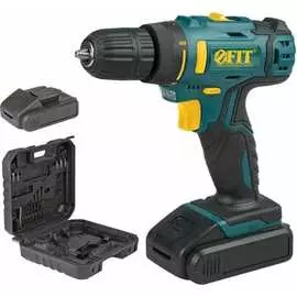 Аккумуляторная дрель-шуруповерт FIT 80189